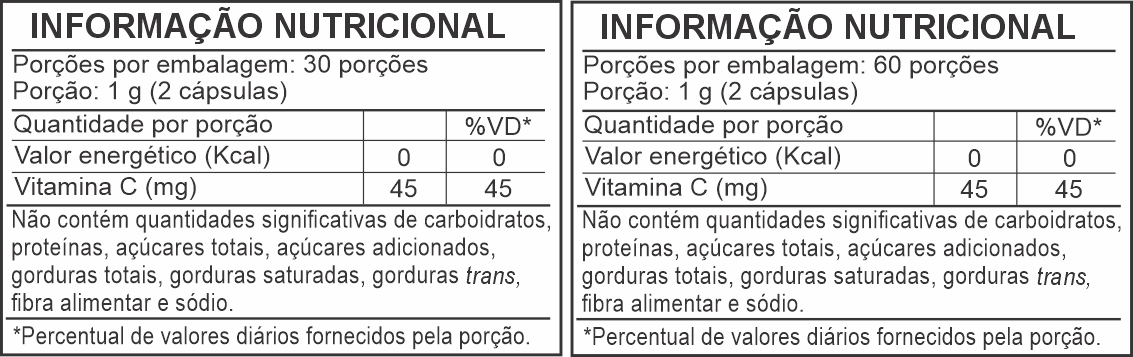 Informação Nutricional - AMORA MIÚRA